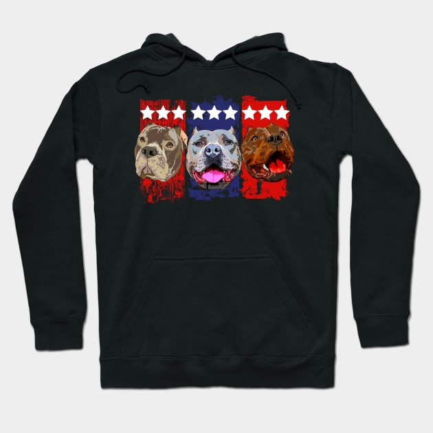 American bully my breed Hoodie by DmitryPayvinart